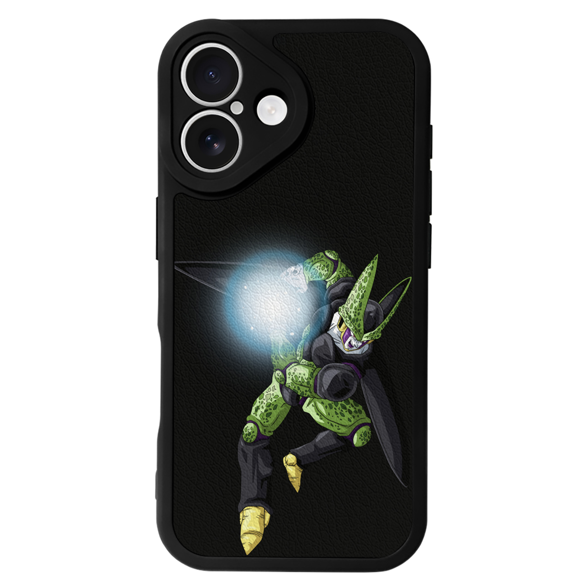 （画像用） ドラゴンボール セル DRAGON BALL Cell 【iPhone 16シリーズ対応】シリコンスマホケース（レザー調） 材質：シリコン
